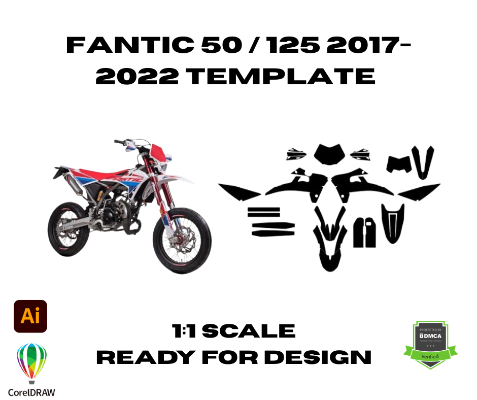 Fantic 50 / 125 2017-2022 Template