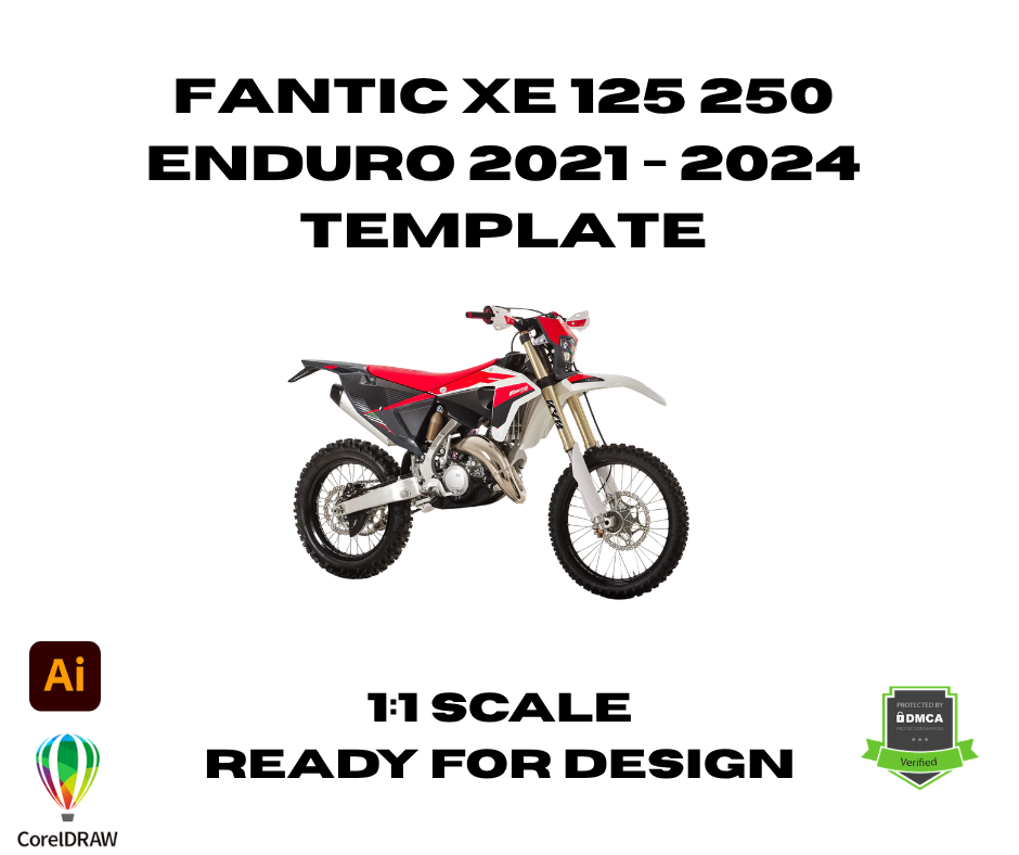 Fantic XE 125 250 Enduro 2021 - 2024 Template