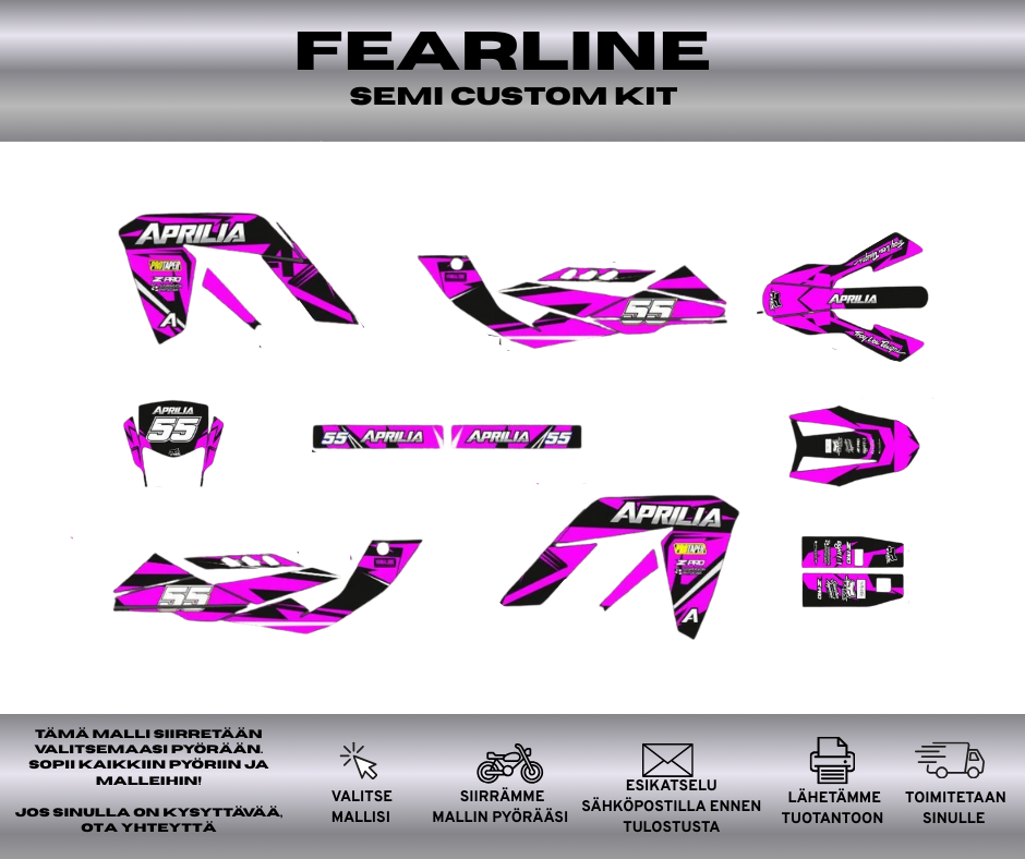 FEARLINE Aprilia 50 RX / SX 2006 – 2017 Tarrasarja
