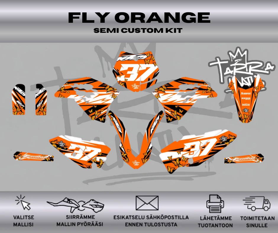 FLY ORANGE KTM SX 65 2009-2015 Tarrasarja