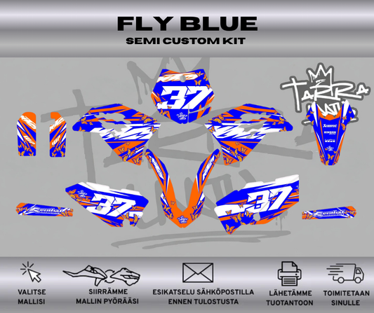 FLY BLUE KTM SX 65 2009-2015 Tarrasarja
