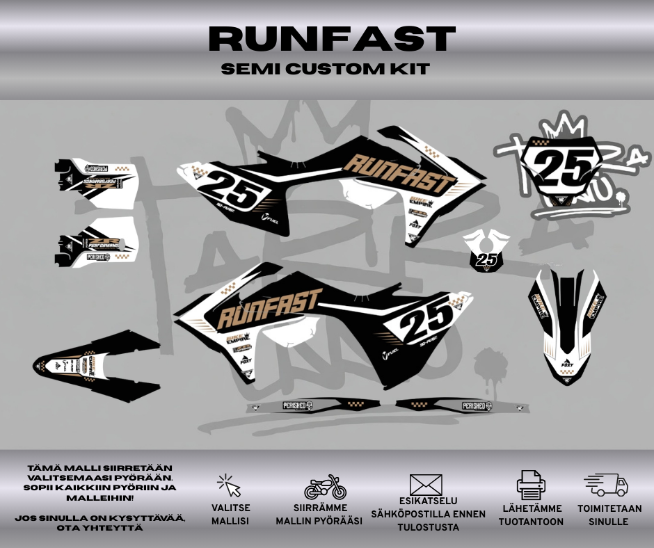 RUNFAST GASGAS MC450F, MC350F, MC250F 2023-2024 Tarrasarja