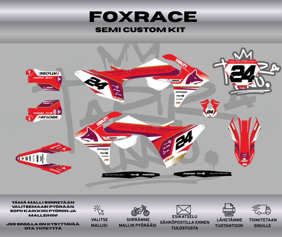 FOXRACE GASGAS MC450F, MC350F, MC250F 2023-2024 Tarrasarja