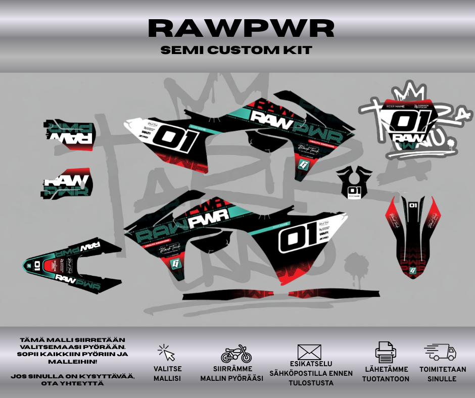 RAWPWR GASGAS MC450F, MC350F, MC250F 2023-2024 Tarrasarja