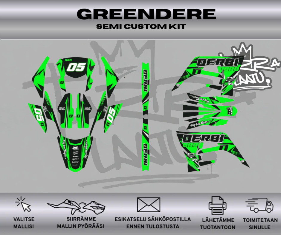 GREENDERE Derbi 50 2018-2021 Tarrasarja
