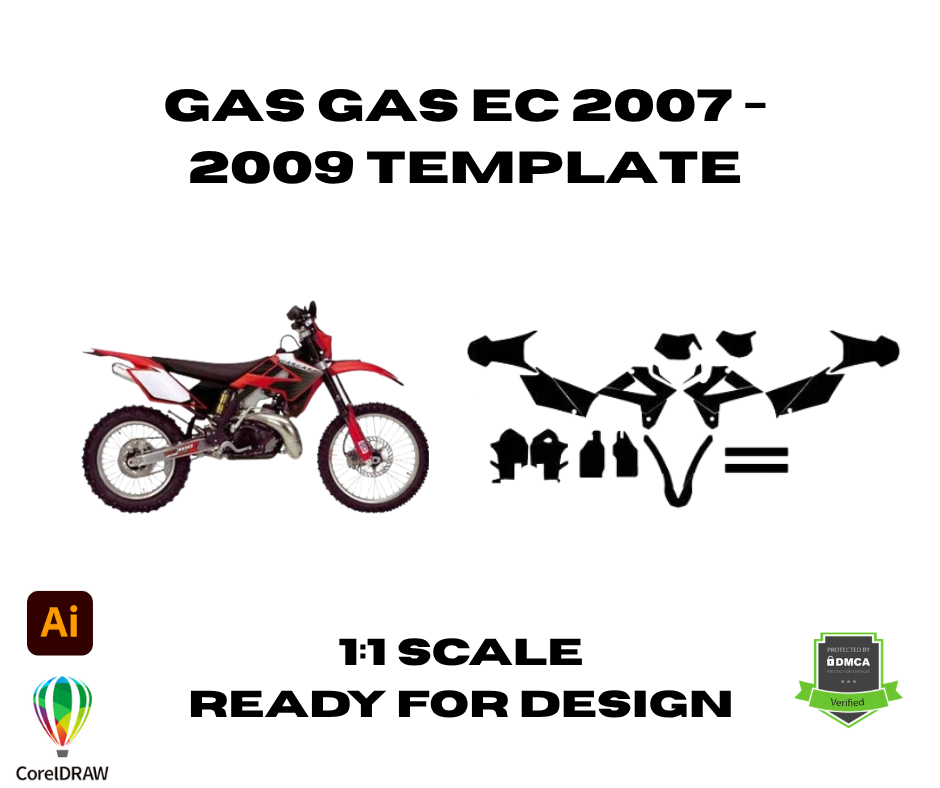 Gas Gas EC 2007 - 2009 Template
