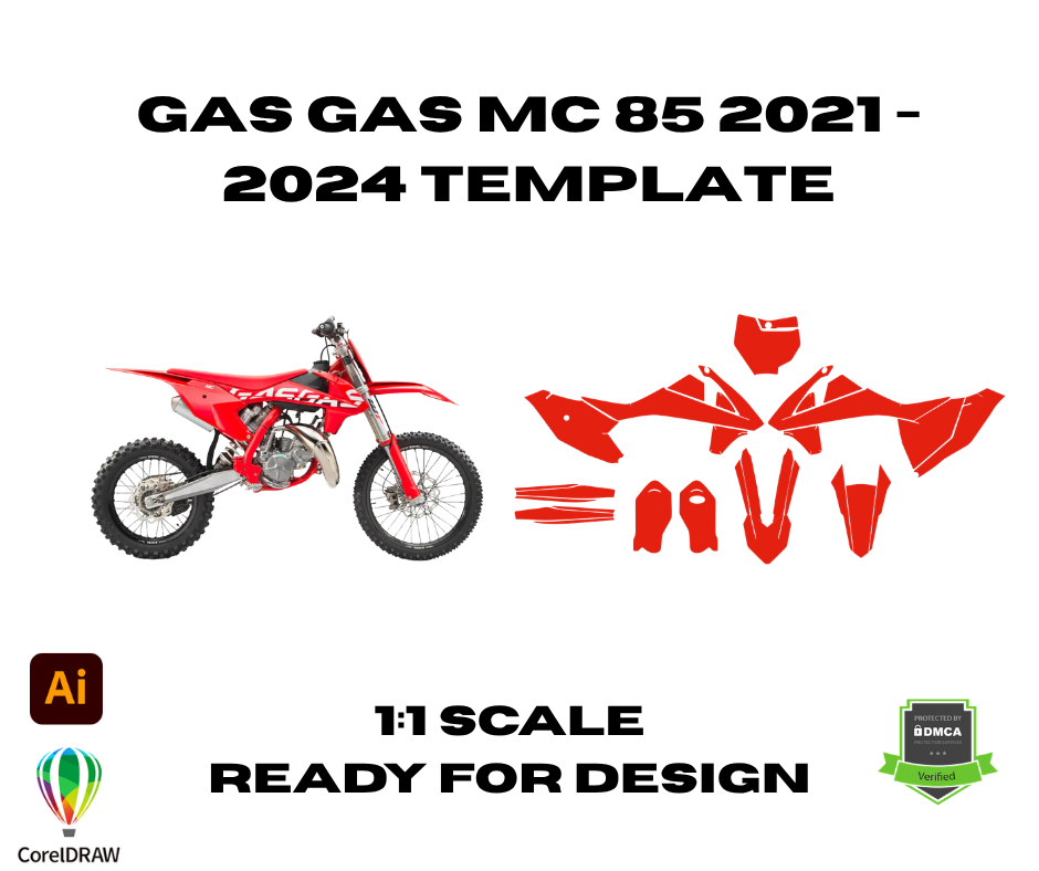 Gas Gas MC 85 2021 - 2024 Template
