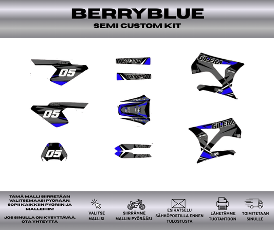 BERRYBLUE Gilera RCR SMT Ennen 2011 Tarrasarja