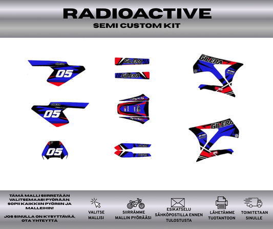 RADIOACTIVE Gilera RCR SMT Ennen 2011 Tarrasarja