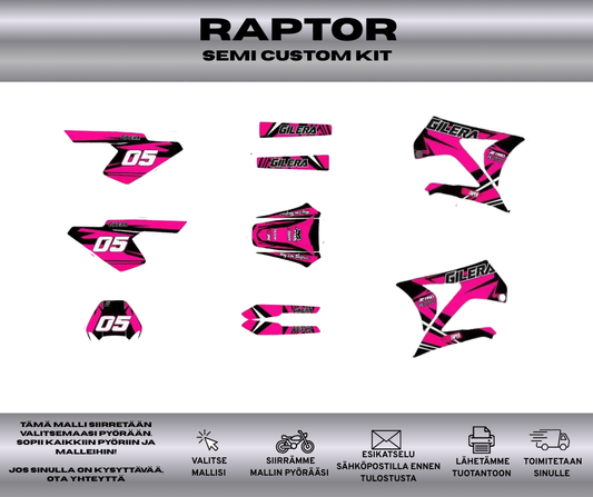 RAPTOR Gilera RCR SMT Ennen 2011 Tarrasarja