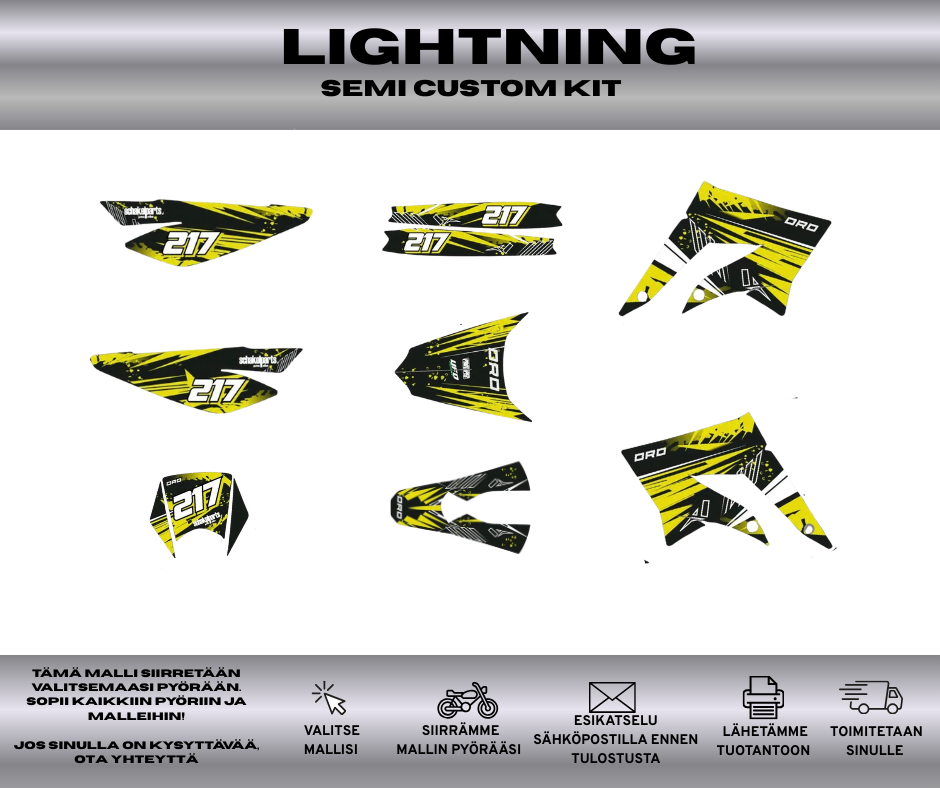 LIGHTNING Gilera SMT 2011-2017 Tarrasarja