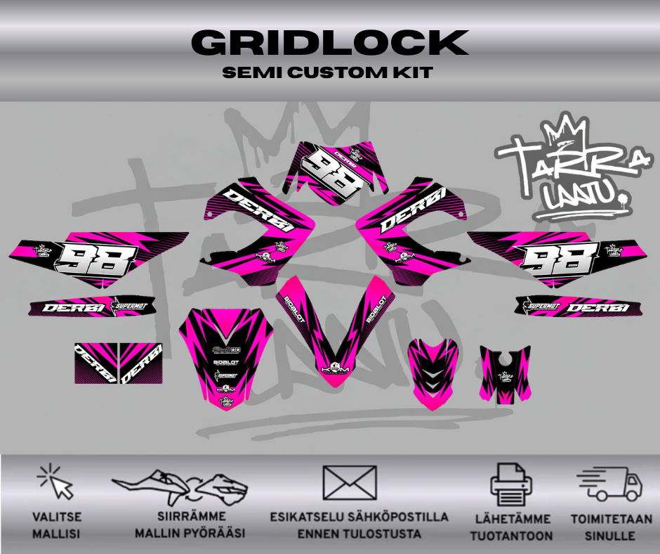 GRIDLOCK Derbi TUN’R / Toxik 50 Tarrasarja