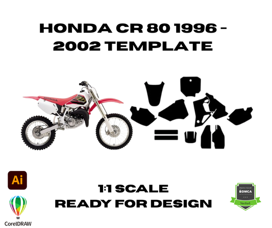 Honda CR 80 1996 - 2002 Template