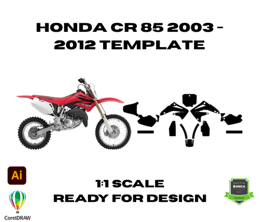Honda CR 85 2003 - 2012 Template