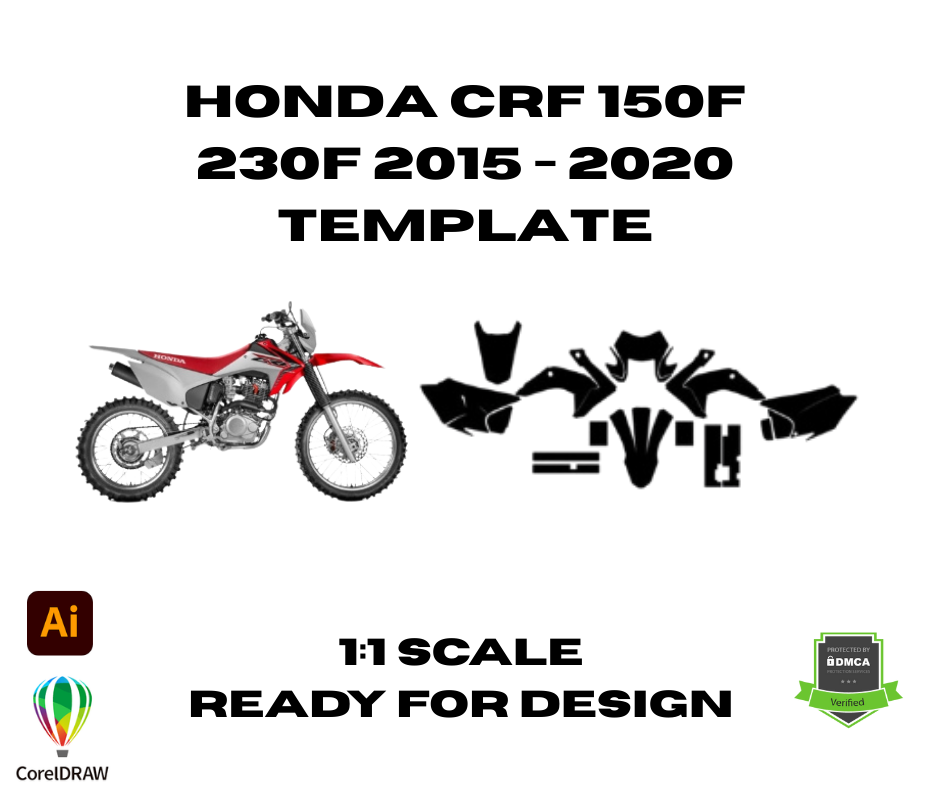 Honda CRF 150F 230F 2015 - 2020 Template