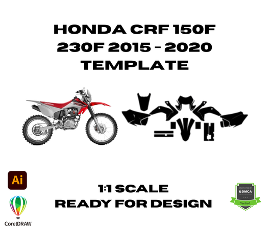 Honda CRF 150F 230F 2015 - 2020 Template