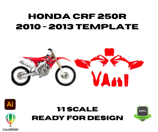 Honda CRF 250R 2010 - 2013 Template