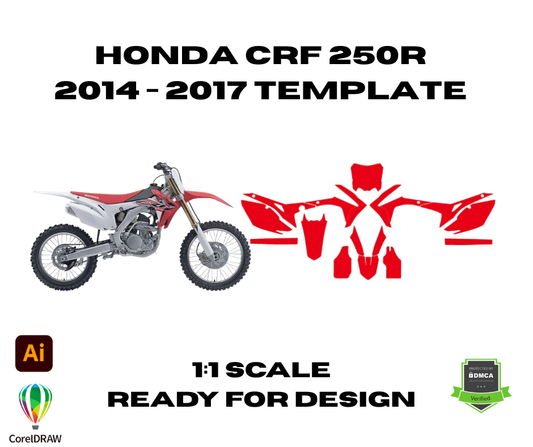 Honda CRF 250R 2014 - 2017 Template