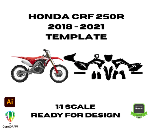 Honda CRF 250R  2018 - 2021 Template
