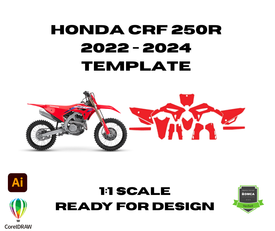 Honda CRF 250R 2022 - 2024 Template