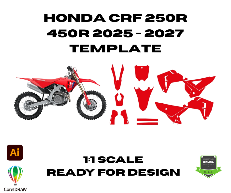Honda CRF 250R 450R 2025 - 2027 Template