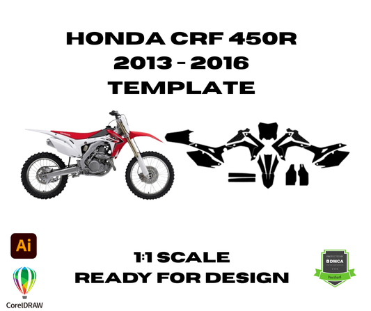 Honda CRF 450R 2013 - 2016 Template