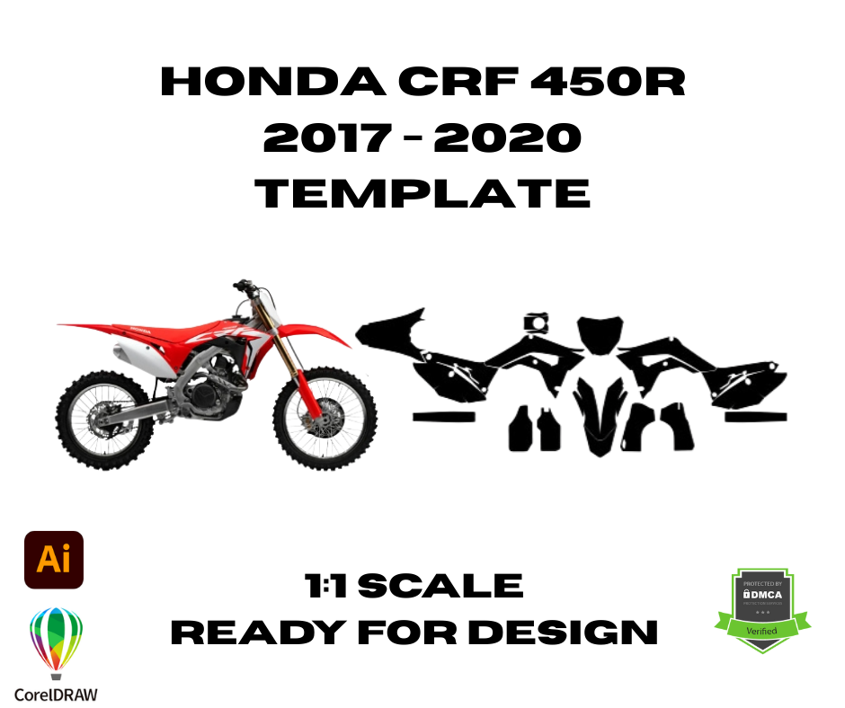 Honda CRF 450R  2017 - 2020 Template