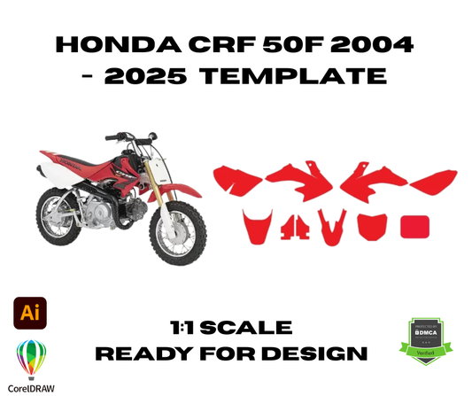 Honda CRF 50F 2004 - 2025 Template
