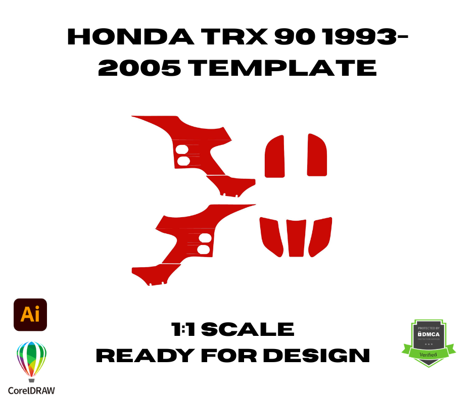 Honda TRX 90 1993-2005 Template
