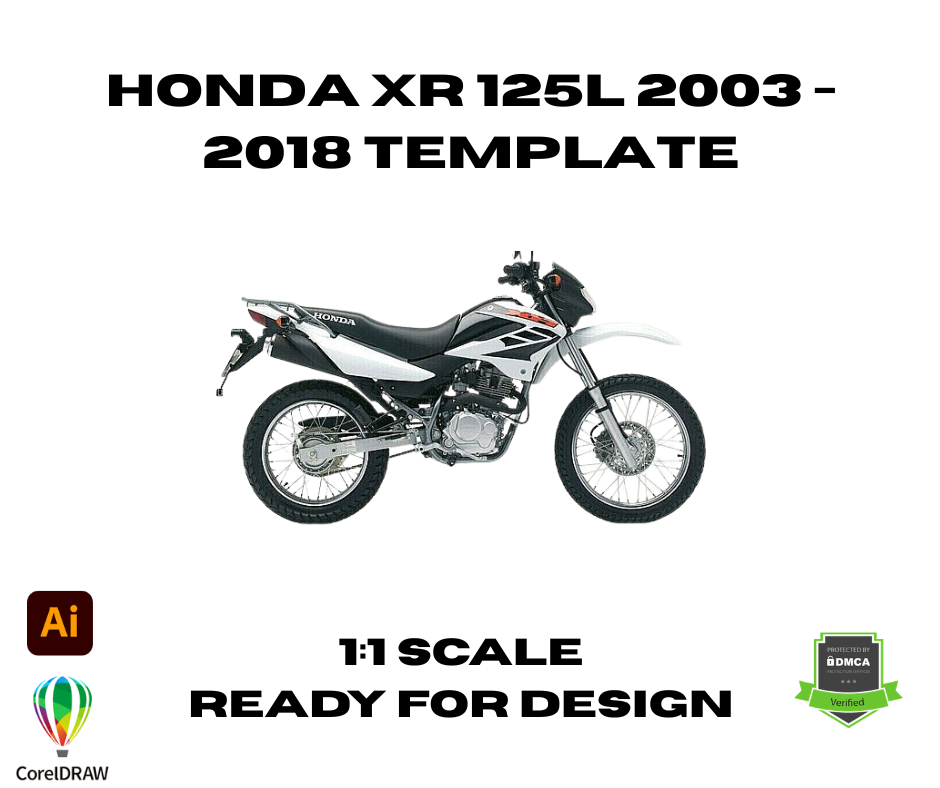Honda XR 125L 2003 - 2018 Template