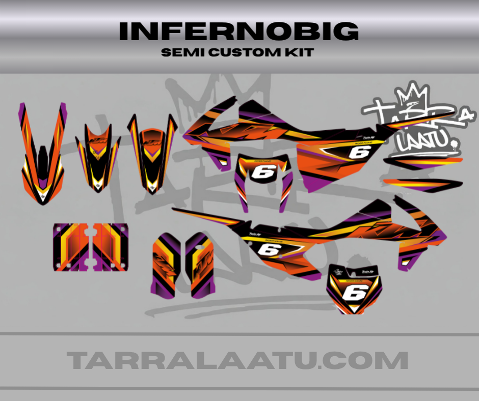 INFERNOBIG KTM EXC / XC / XCF 2017-2019 Tarrasarja