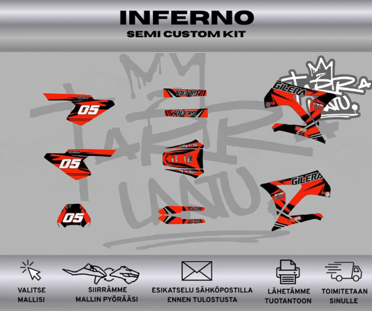 INFERNO Gilera RCR SMT Ennen 2011 Tarrasarja