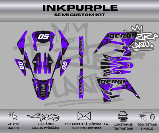 INKPURPLE Derbi 50 2018-2021 Tarrasarja