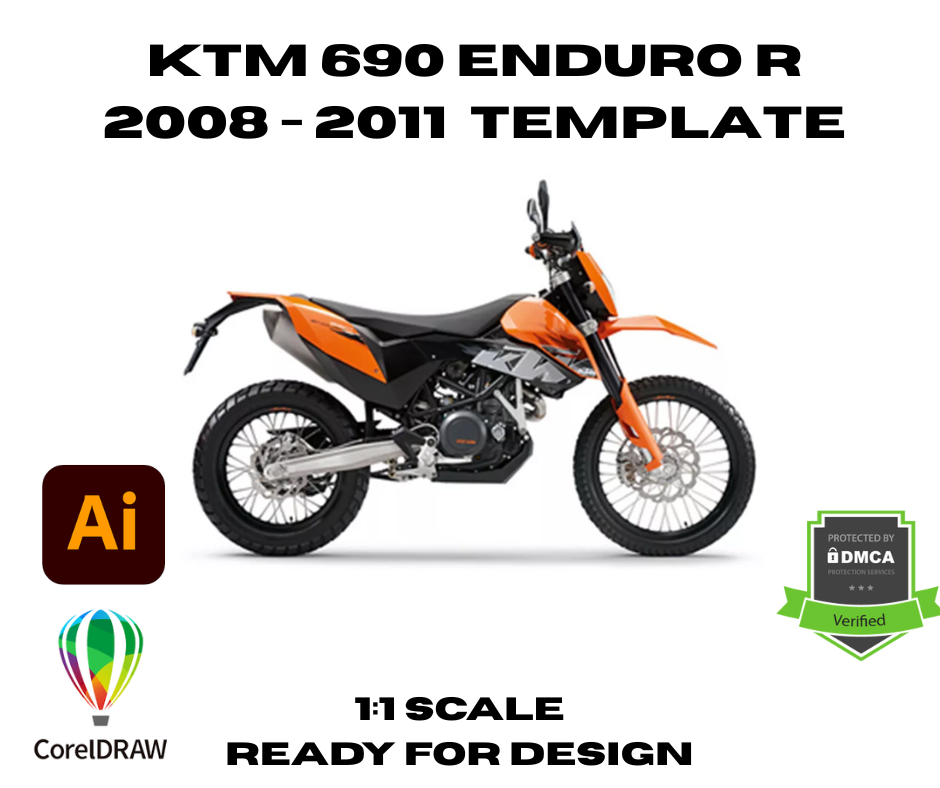 KTM 690 Enduro R 2008 - 2011  Template