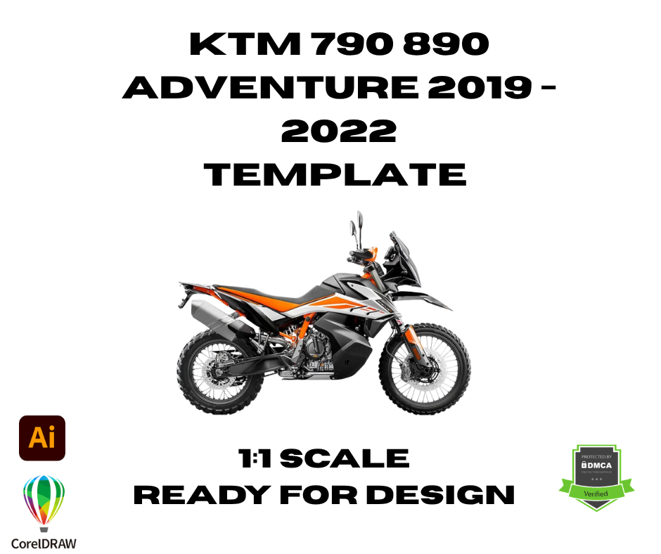 KTM 790 890 Adventure 2019 2020 2021 2022 Template