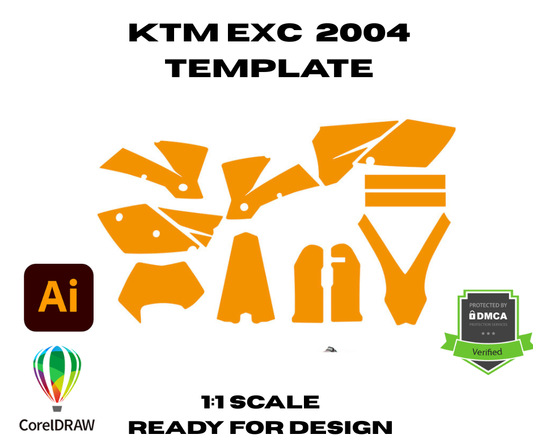 KTM EXC 2004 Template