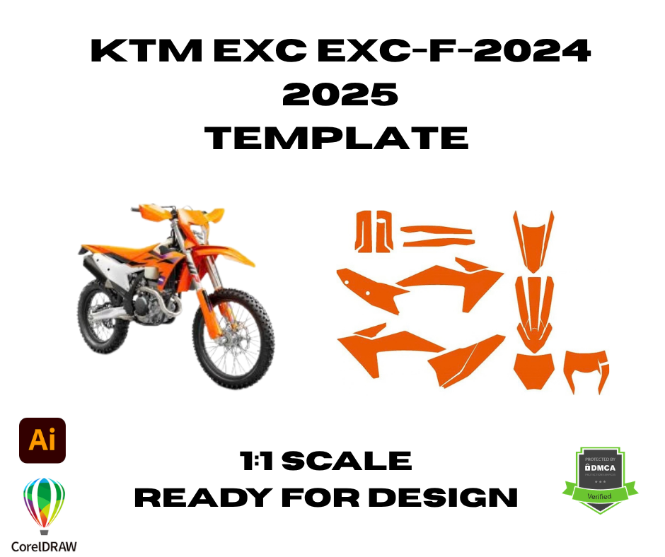 KTM EXC EXC-F-2024 2025 Template