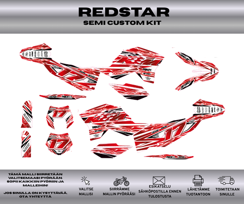 REDSTAR KTM EXC / EXC-F / SX / SX-F (2008-2011) Tarrasarja