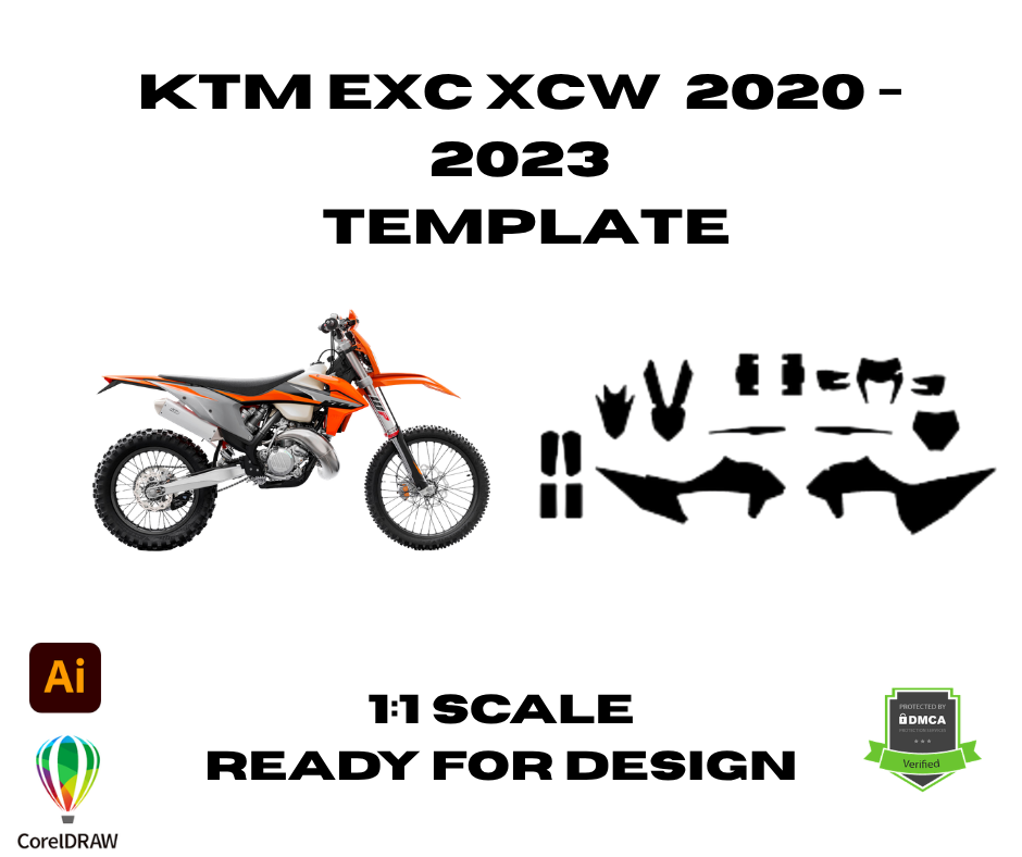 KTM EXC XCW 2020 2021 2022 2023 Template