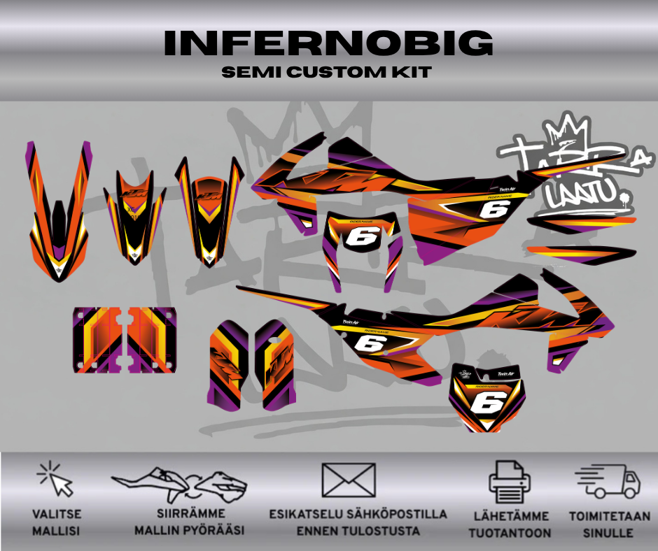 INFERNOBIG KTM EXC / XC / XCF 2017-2019 Tarrasarja