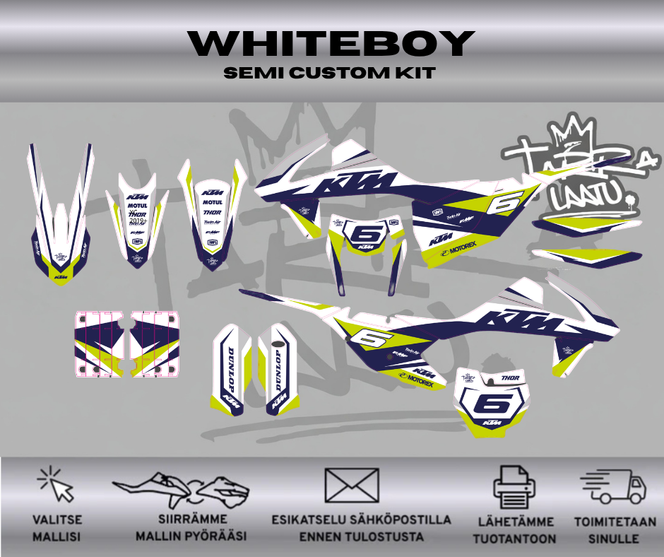 WHITEBOY KTM EXC / XC / XCF 2017-2019 Tarrasarja