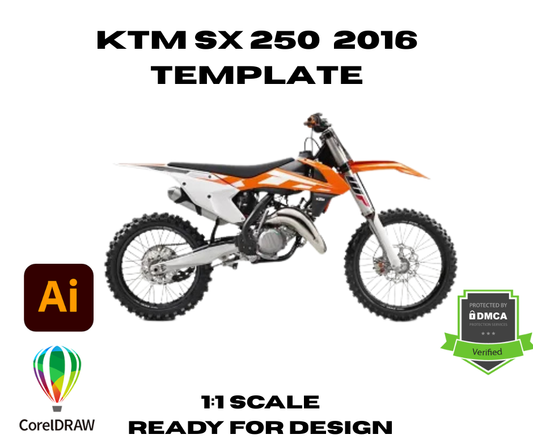 KTM SX 250 2016 Template