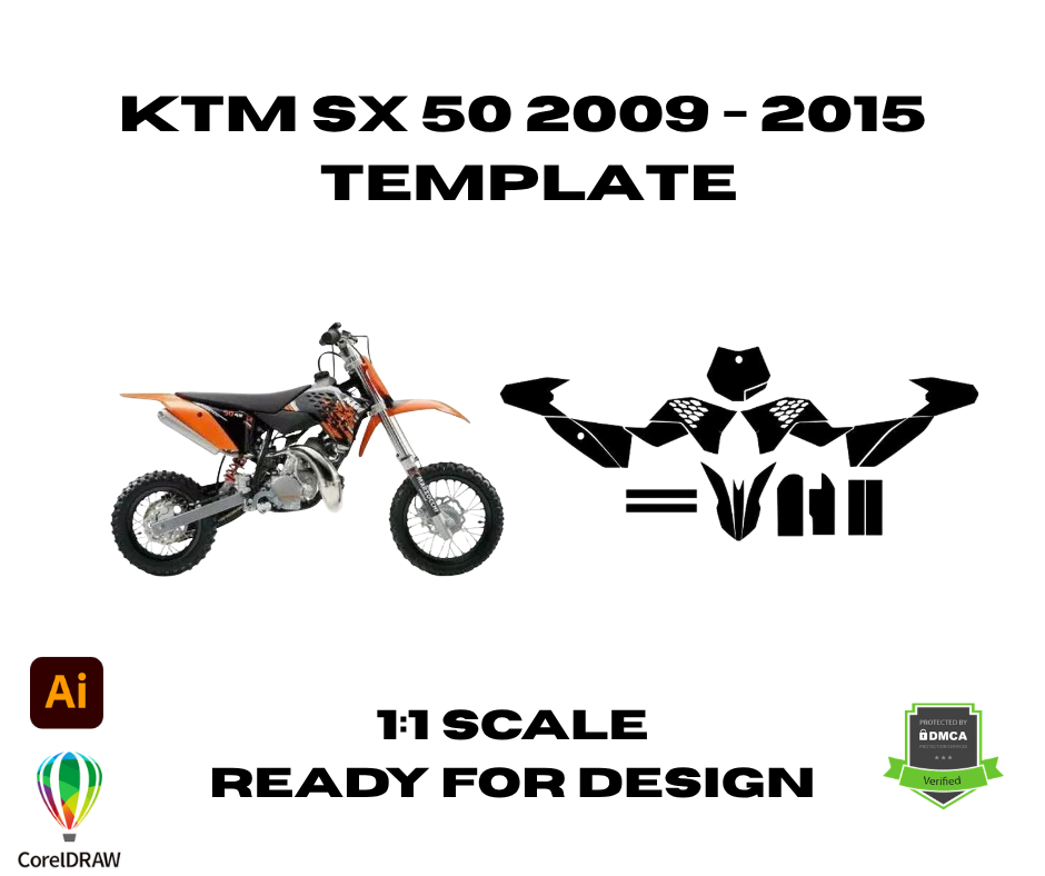 KTM SX 50 2009 - 2015  Template