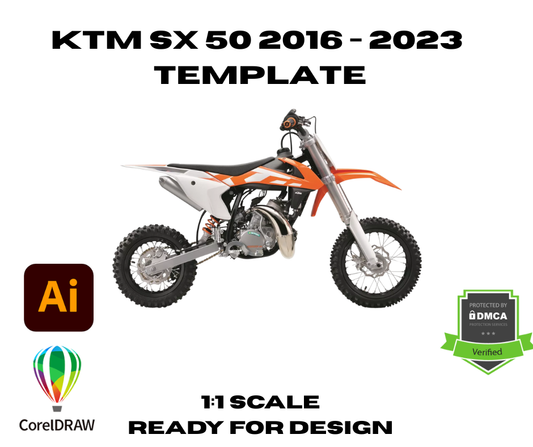 KTM SX 50 2016 - 2023  Template