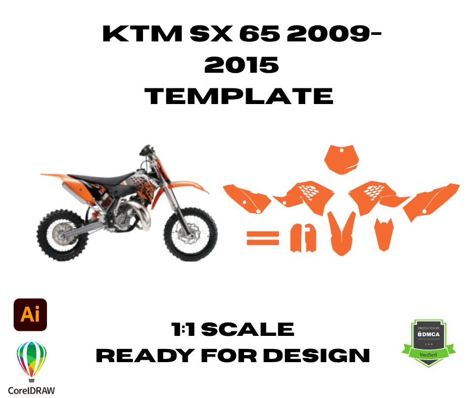 KTM SX 65 2009 2010 2011 2012 2013 2014 2015 Template