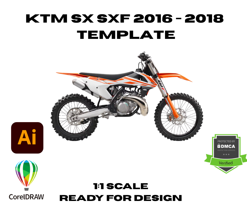 KTM SX SXF 2016 2017 2018 Template