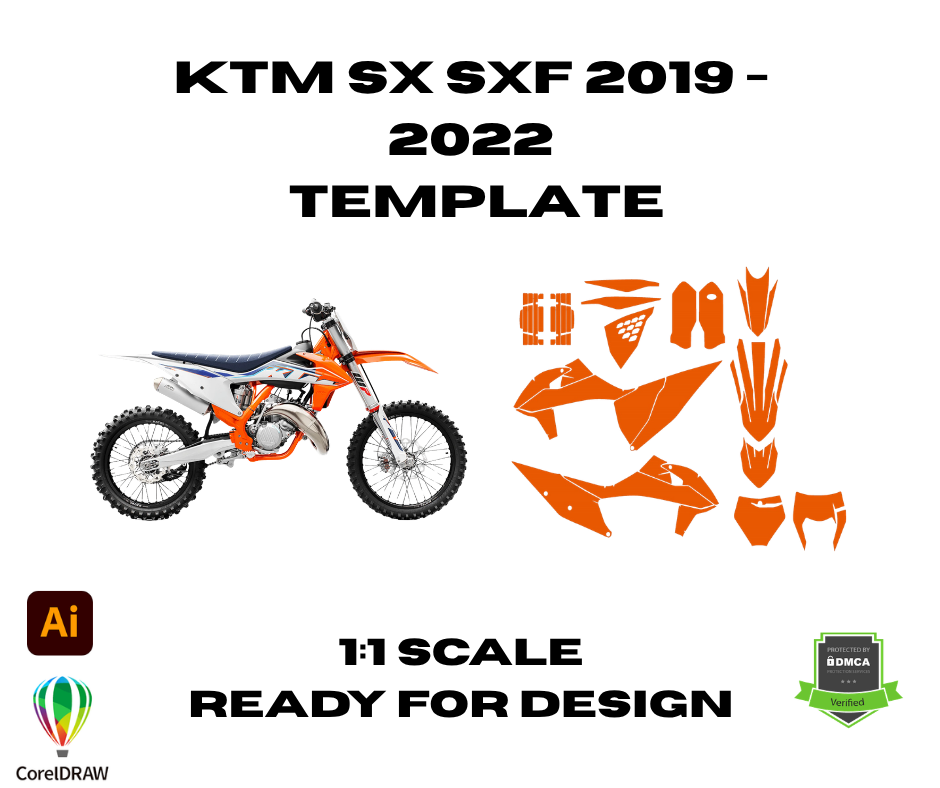 KTM SX SXF 2019 2020 2021 2022 Template