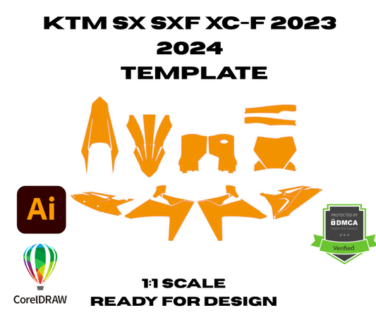 KTM SX SXF XC-F 2023 2024  Template