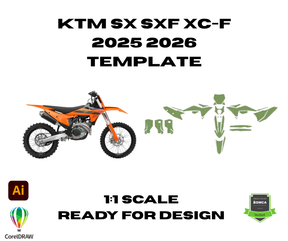 KTM SX SXF XC-F 2025 2026 Template