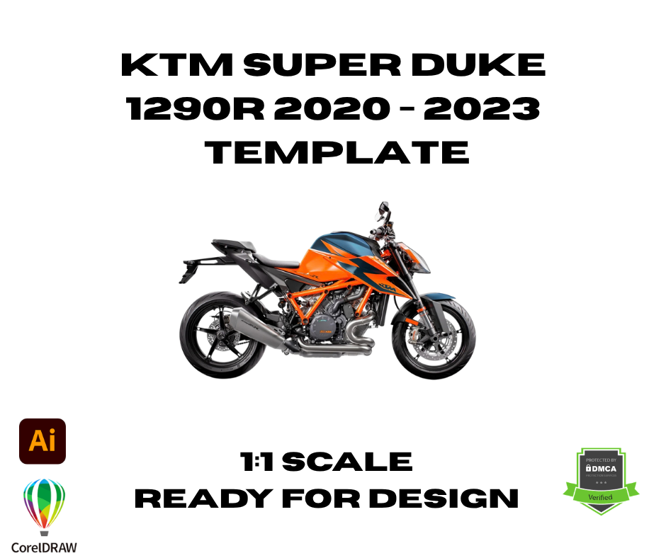 KTM Super Duke 1290R 2020 2021 2022 2023 template graphics